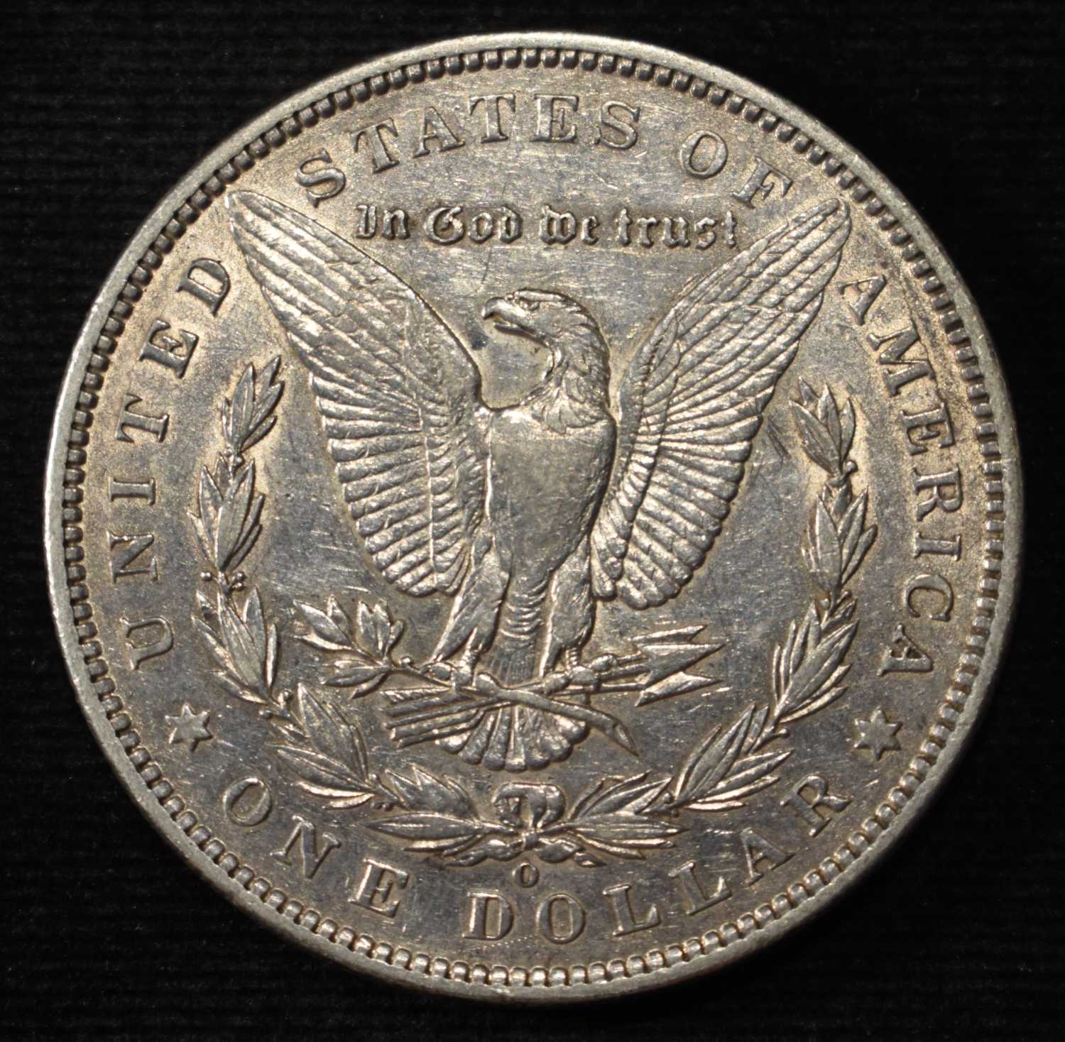 1897-O MORGAN DOLLAR AU