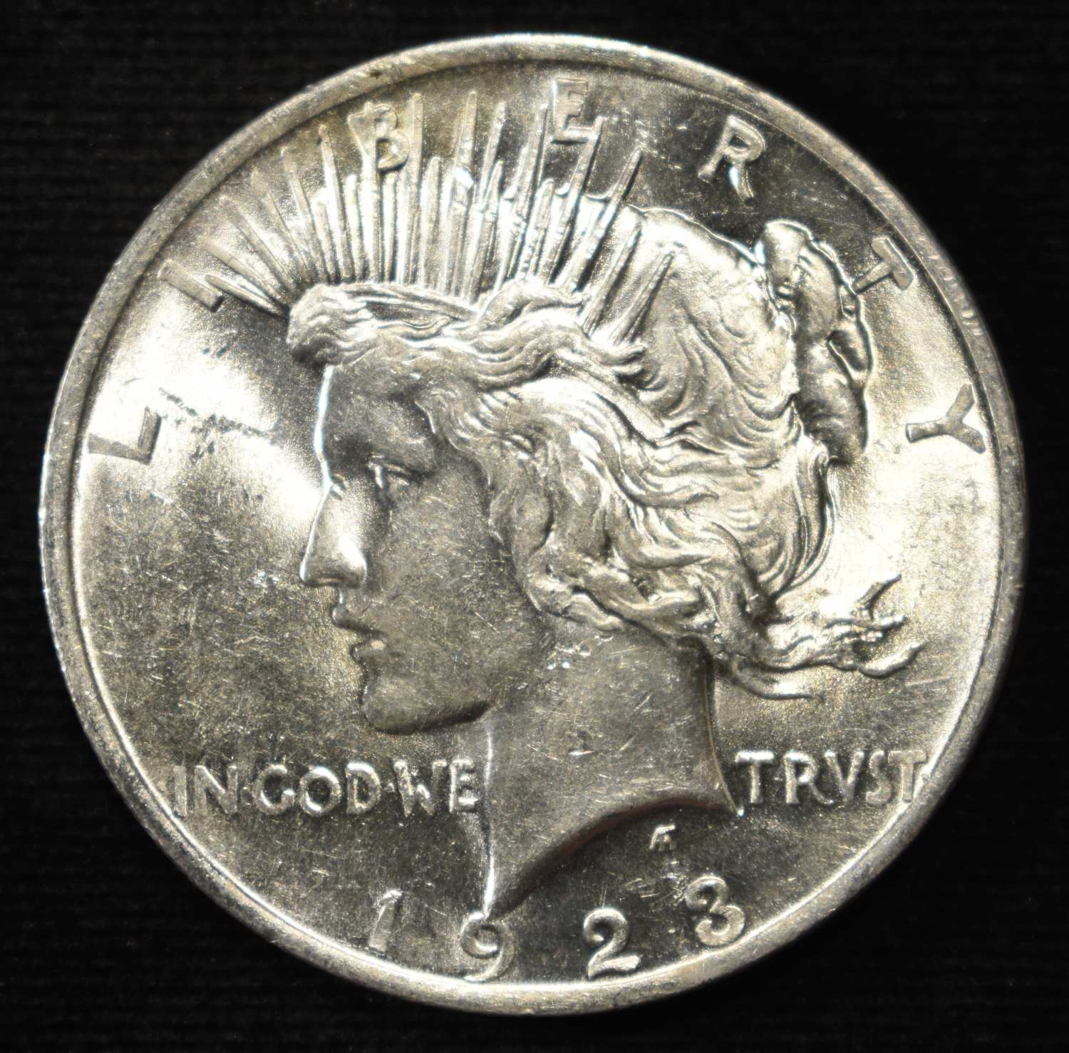 1923 PEACE DOLLAR BU