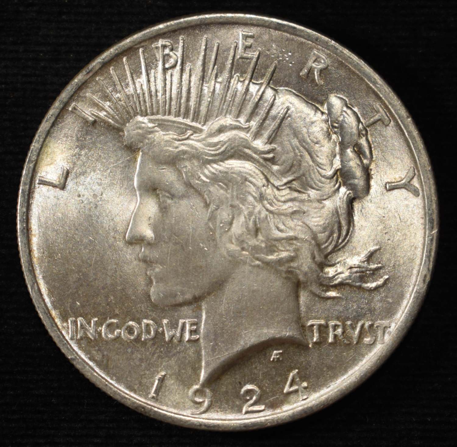 1924 PEACE DOLLAR CH BU