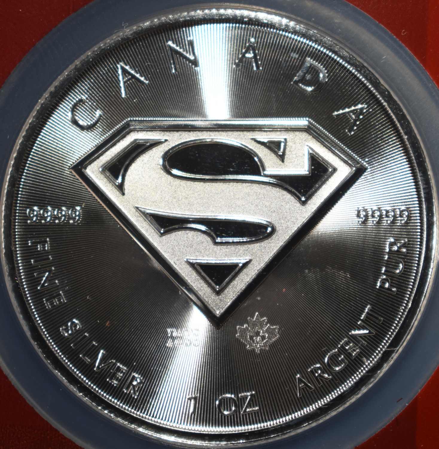 2016 1 OZ SILVER CANADA SUPERMAN NGC MS-69