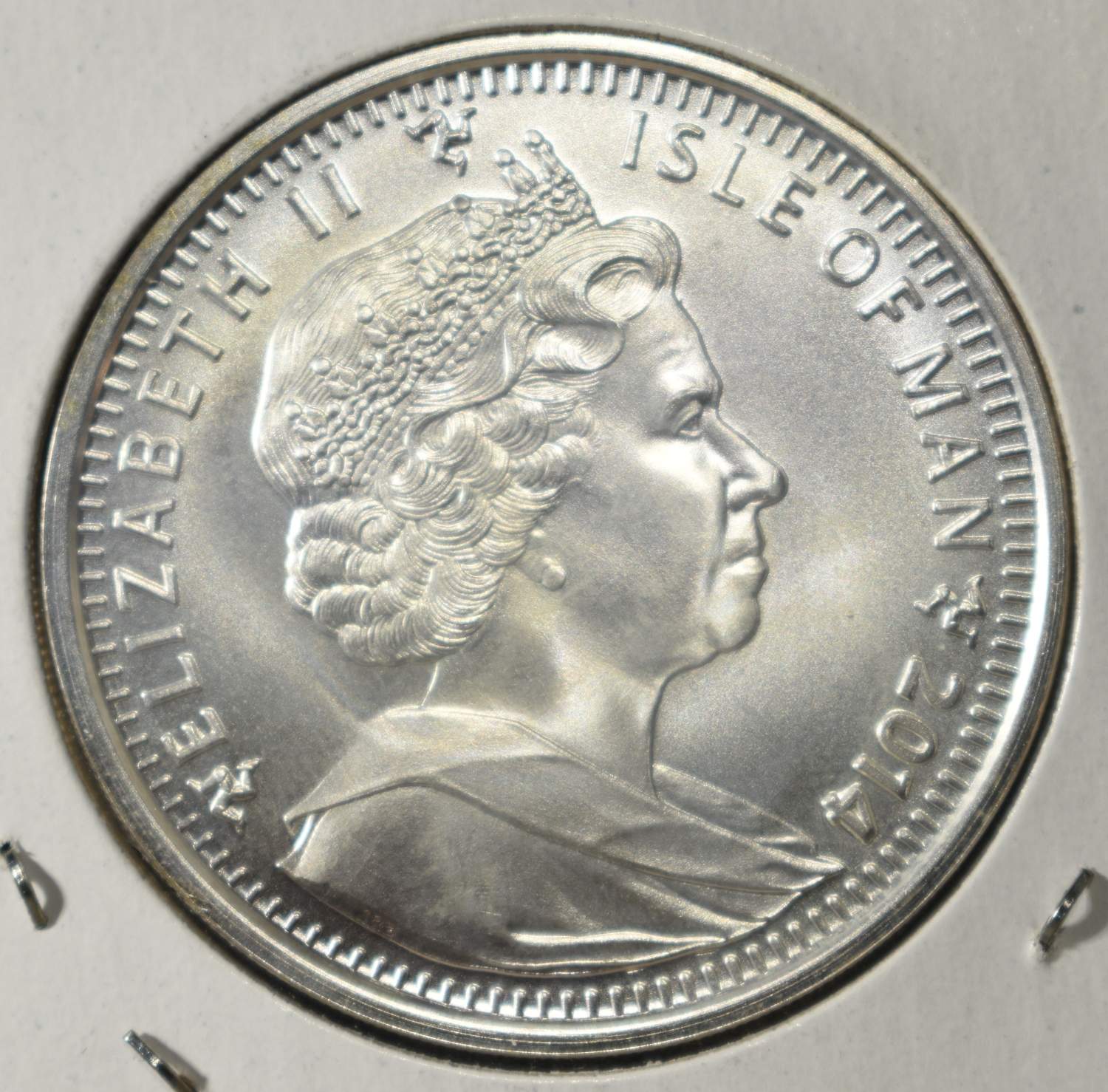 1 OZ SILVER ROUND ISLE OF MAN SILVER ANGEL