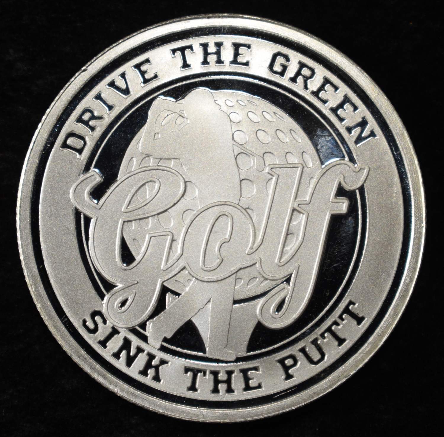 GOLF 1 OZ .999 SILVER ROUND