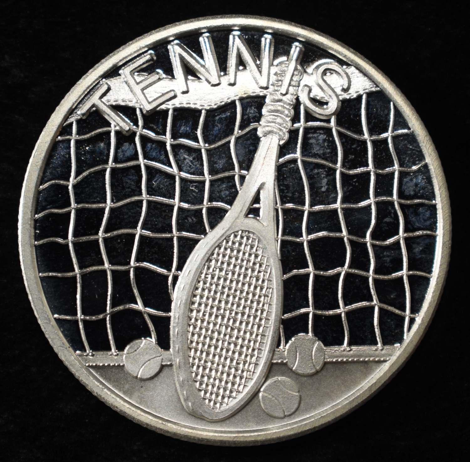 TENNIS 1 OZ .999 SILVER ROUND
