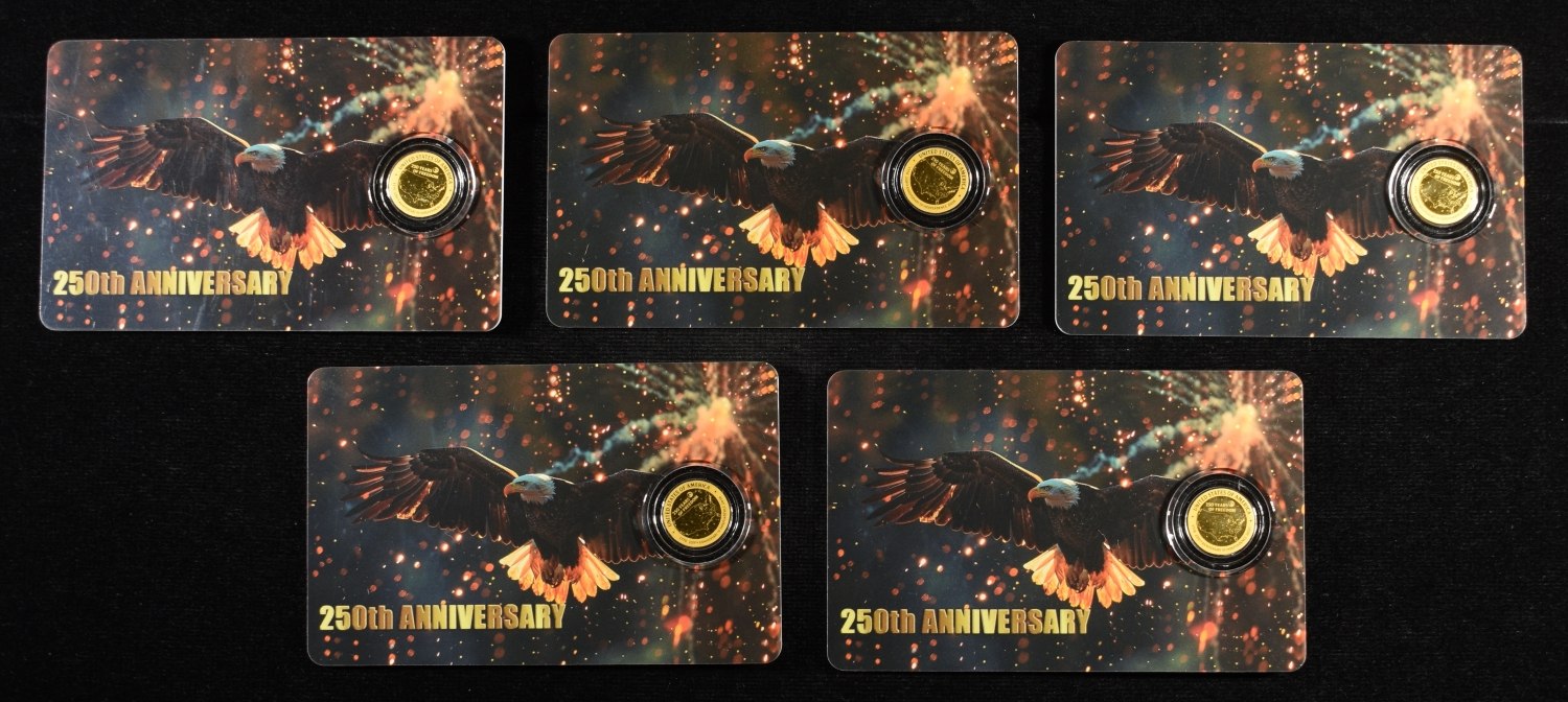 (5) 2026 NIUE 50C 1/1000TH .9999 GOLD