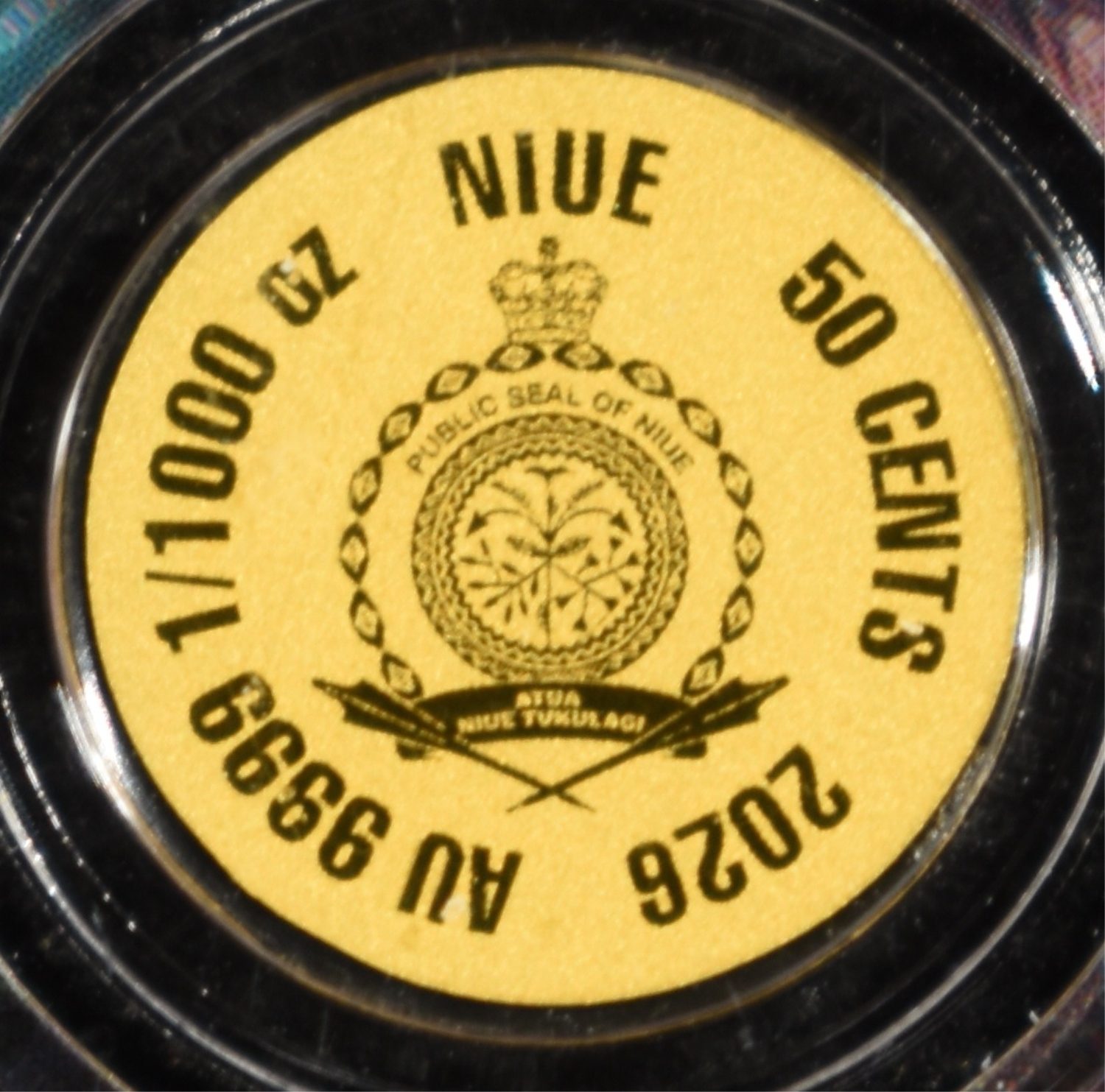 (5) 2026 NIUE 50C 1/1000TH .9999 GOLD
