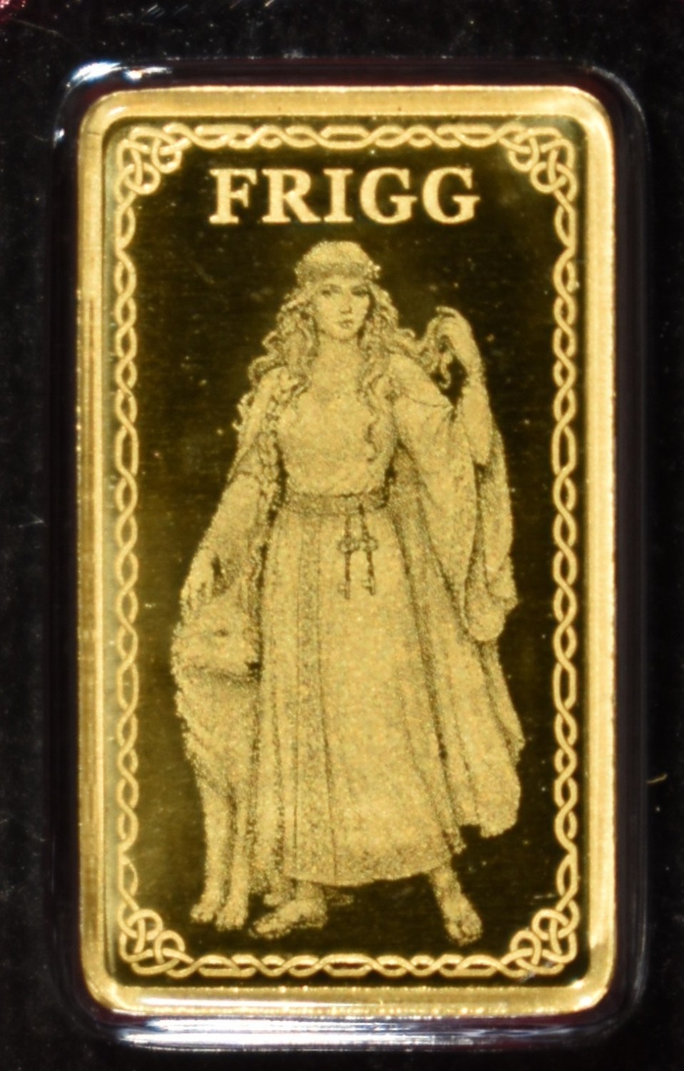 FRIGG 1/100TH OZ .9999 GOLD BAR