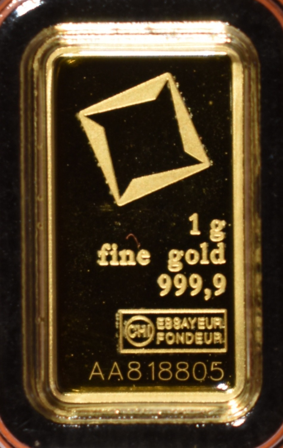 VALCAMBI SUISSE 1G .9999 GOLD BAR