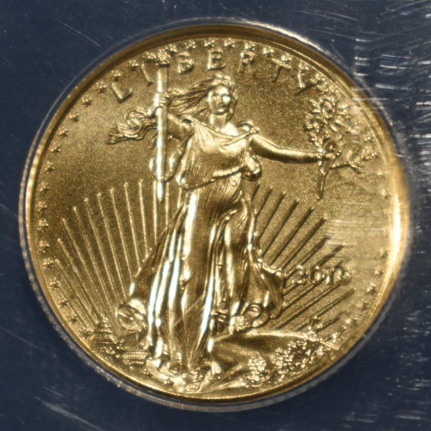 2019 $5 AMERICAN GOLD EAGLE ANACS MS70