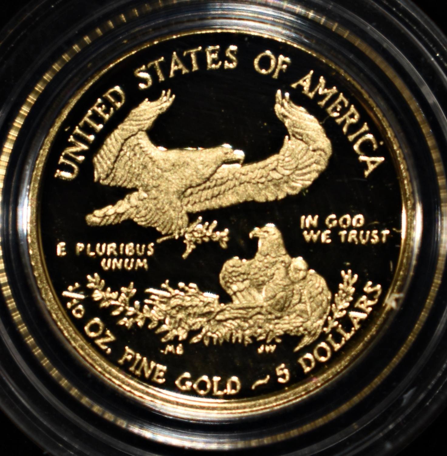 2018 1/10TH OZ $5 AMERICAN GOLD EAGLE PROOF