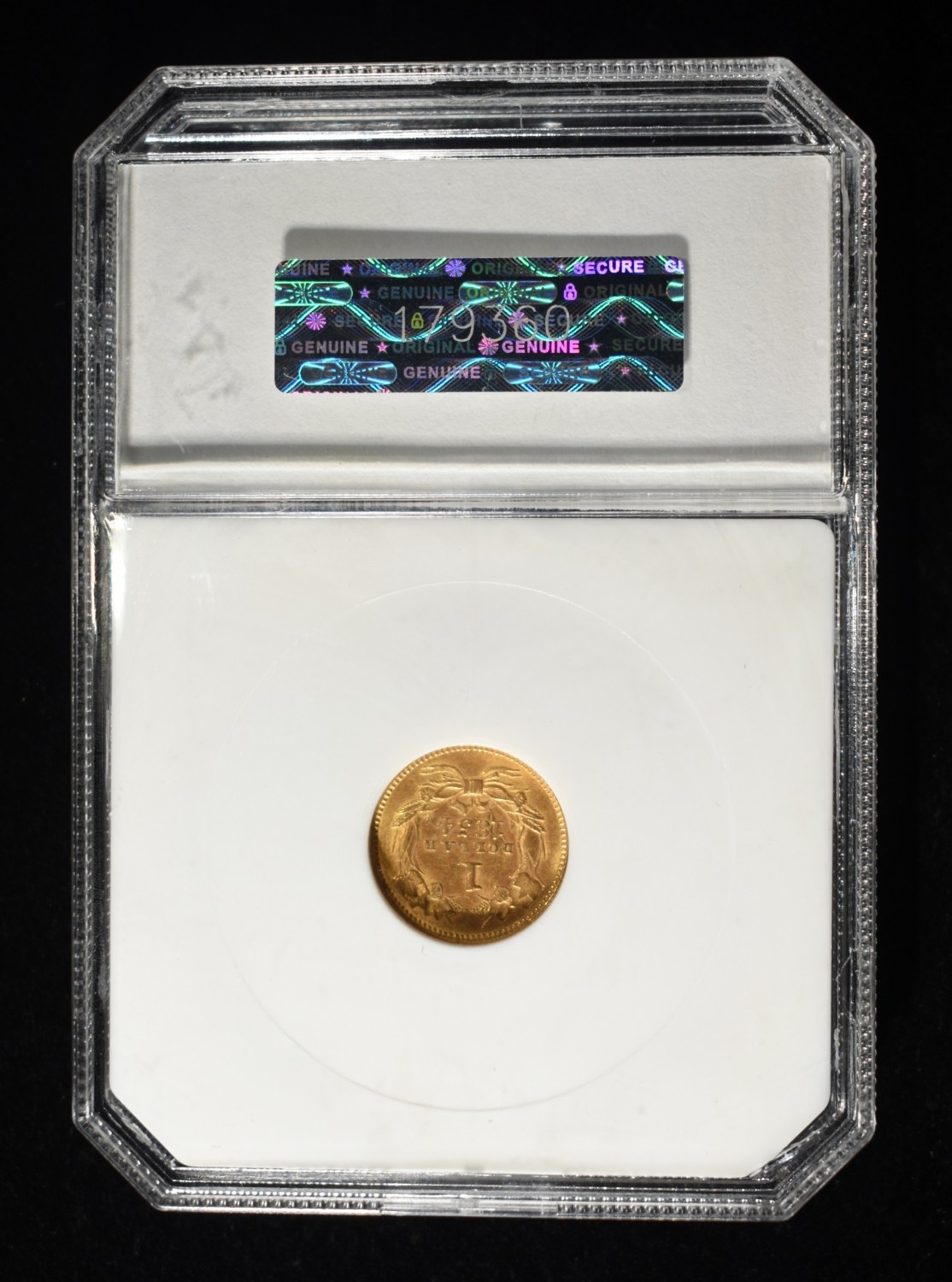 1854 TYPE 2 $1 GOLD PCI CH BU