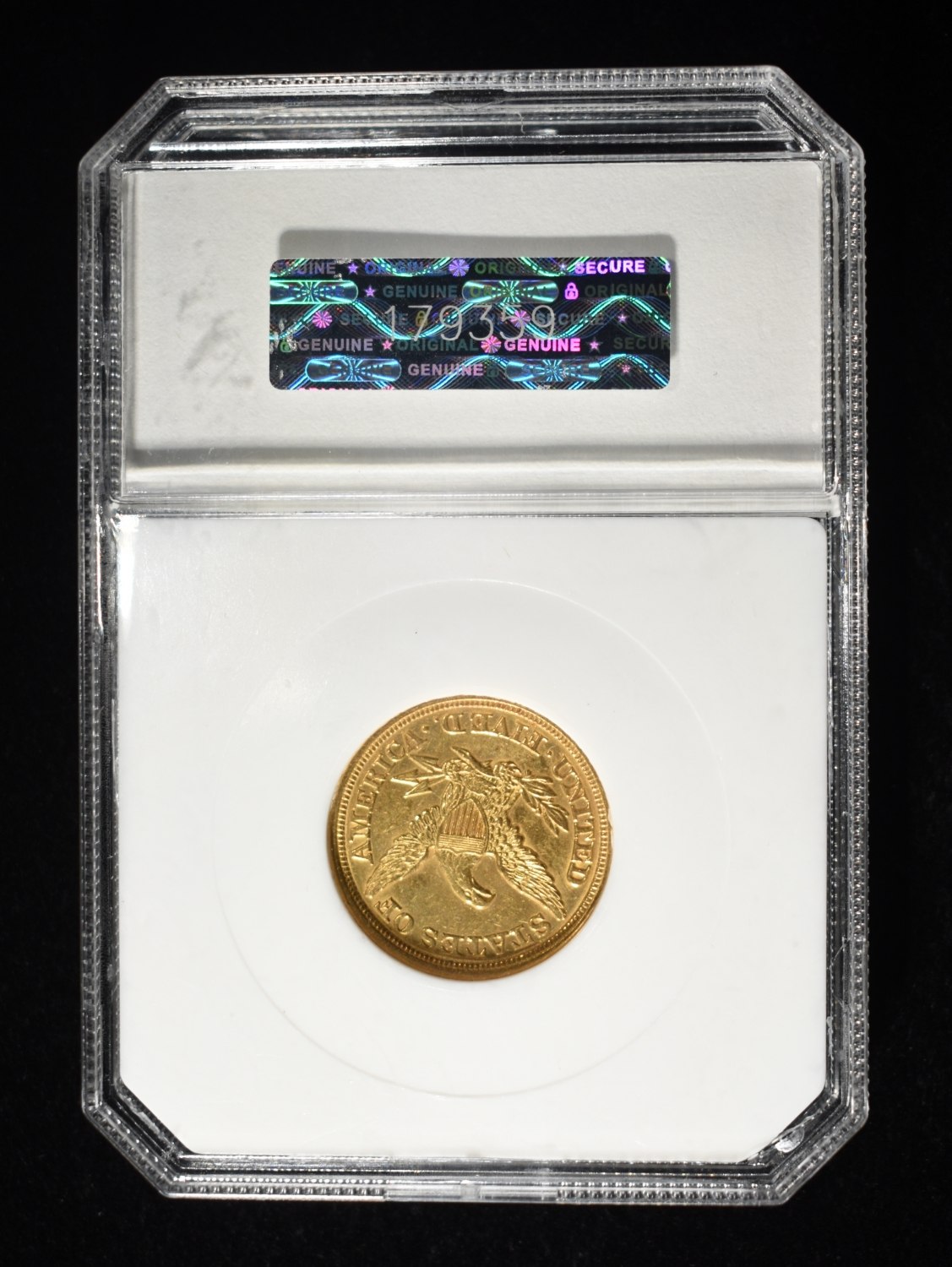 1849 LIBERTY $5 GOLD PCI CH BU PL