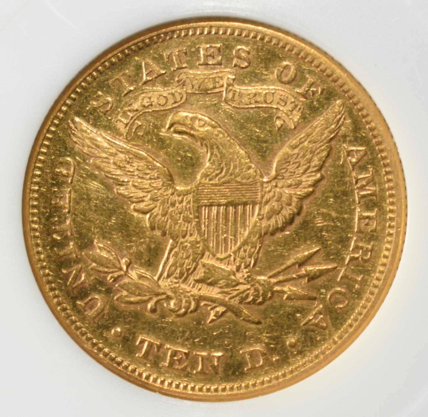 1870 LIBERTY $10 GOLD PCI BU