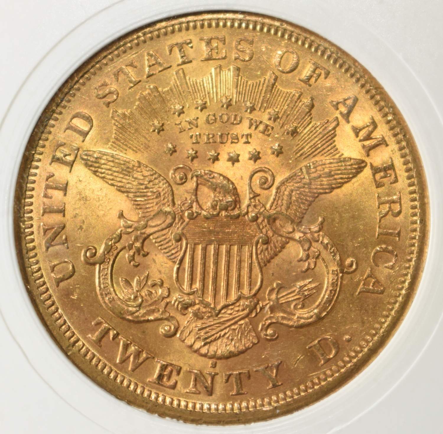 1871-S LIBERTY T2 $20 GOLD PCI CH BU