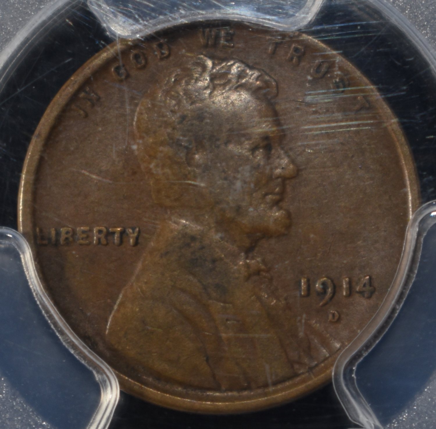 1914-D LINCOLN CENT PCGS VF-35