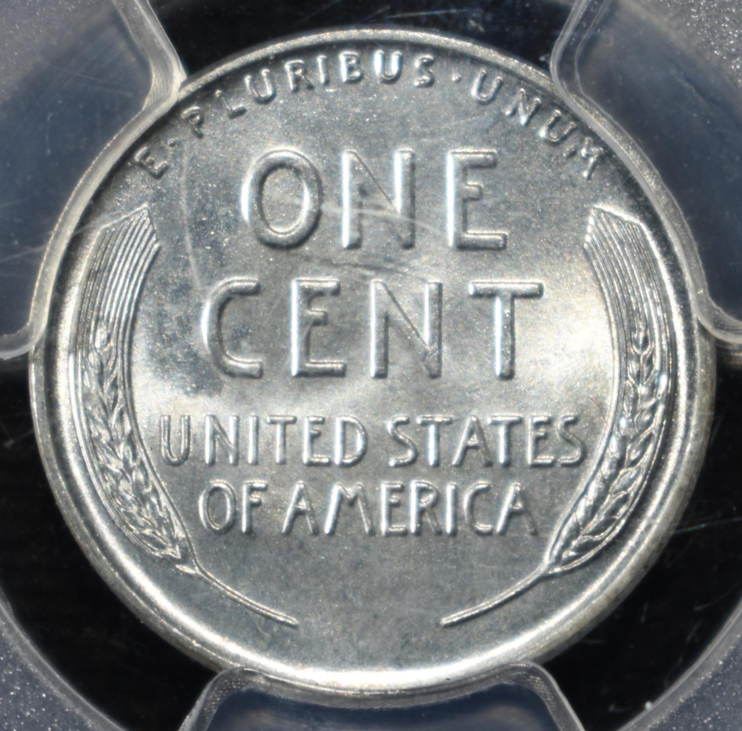 1943 LINCOLN STEEL CENT PCGS MS-66