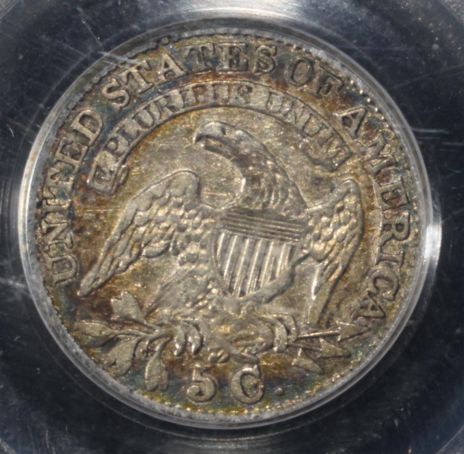 1829 BUST HALF DIME PCGS AU-50