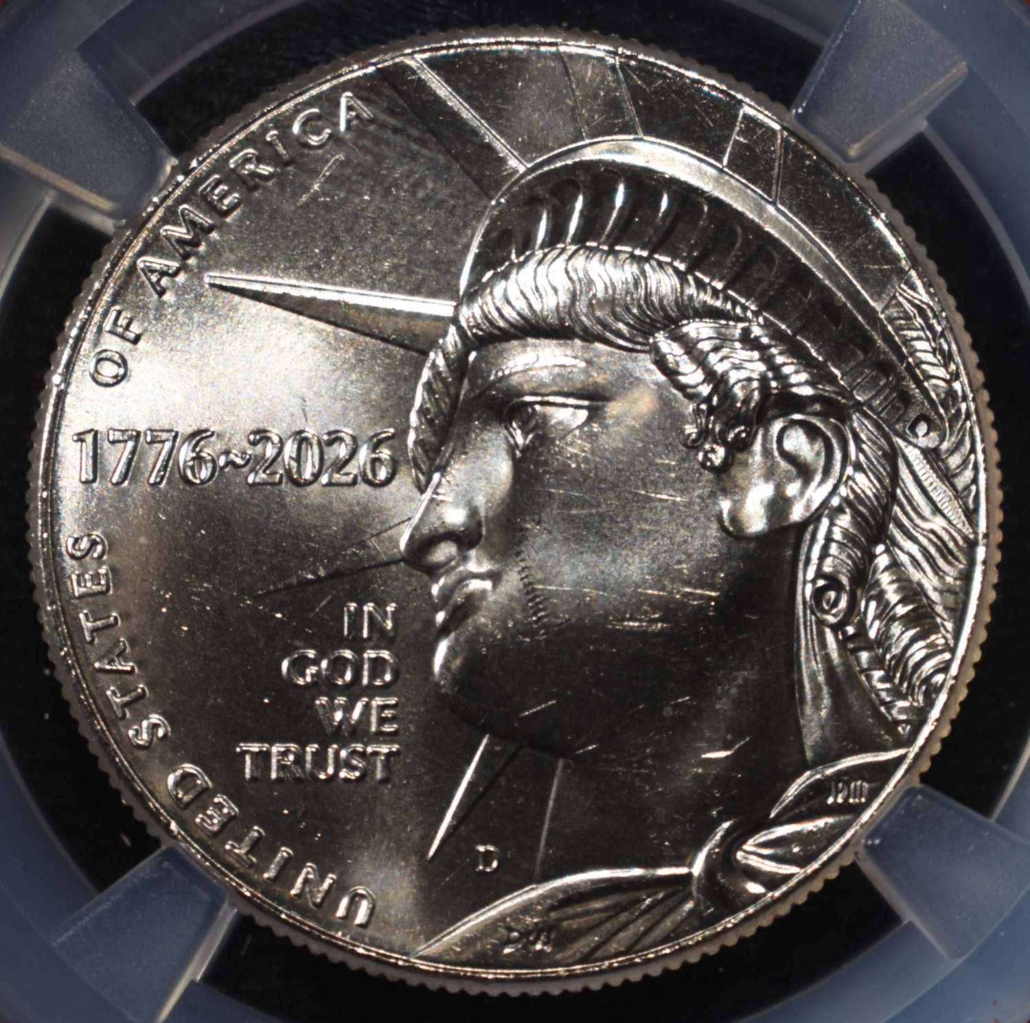 1776-2026-D ENDURING LIBERTY HALF DOLLAR NGC MS-65