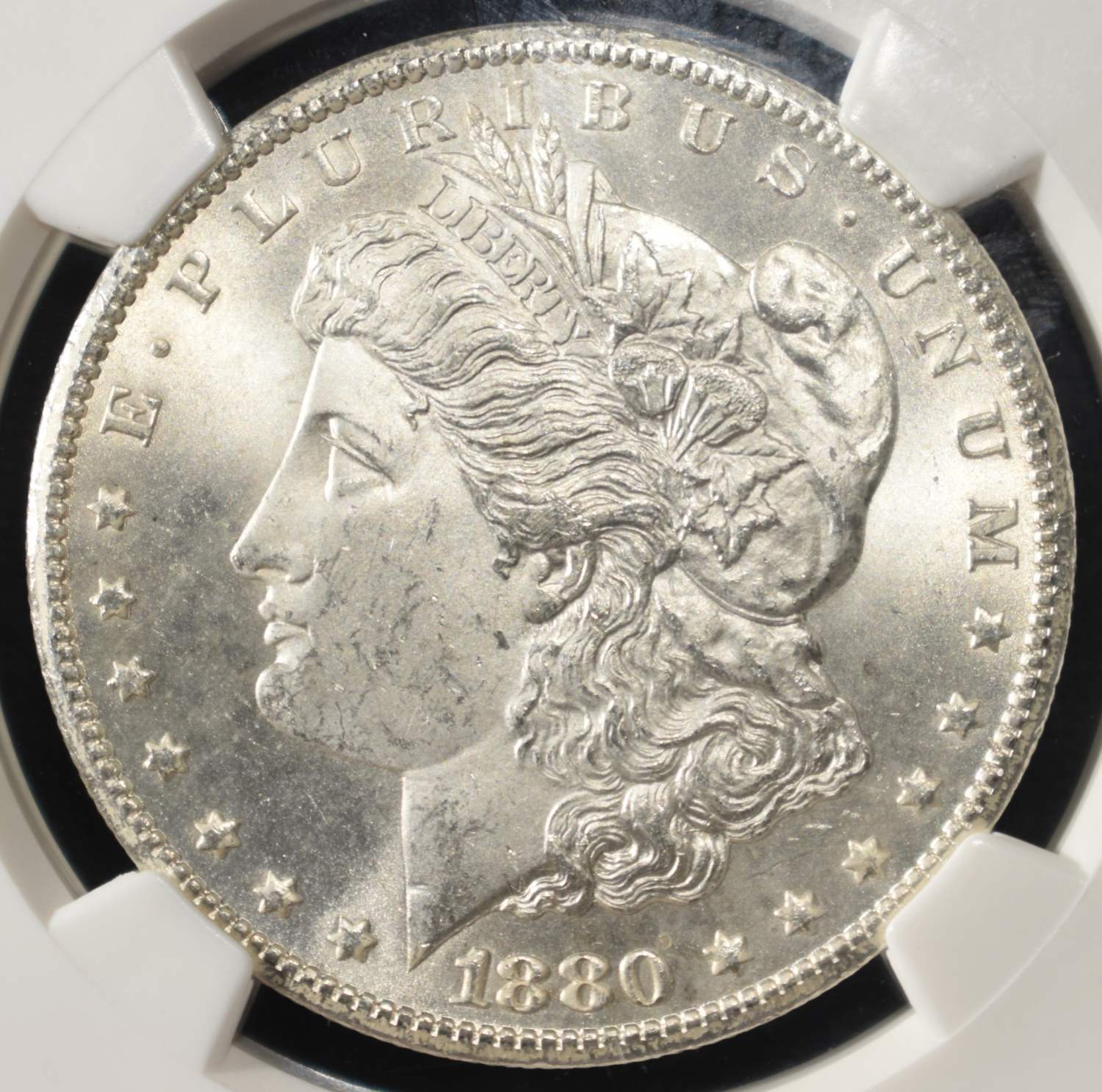 1880-CC MORGAN DOLLAR NGC MS-64+