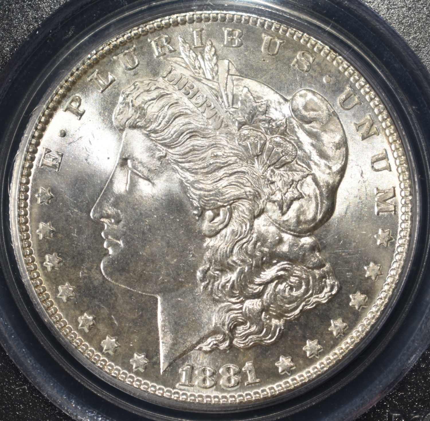1881-S MORGAN DOLLAR PCGS MS-64