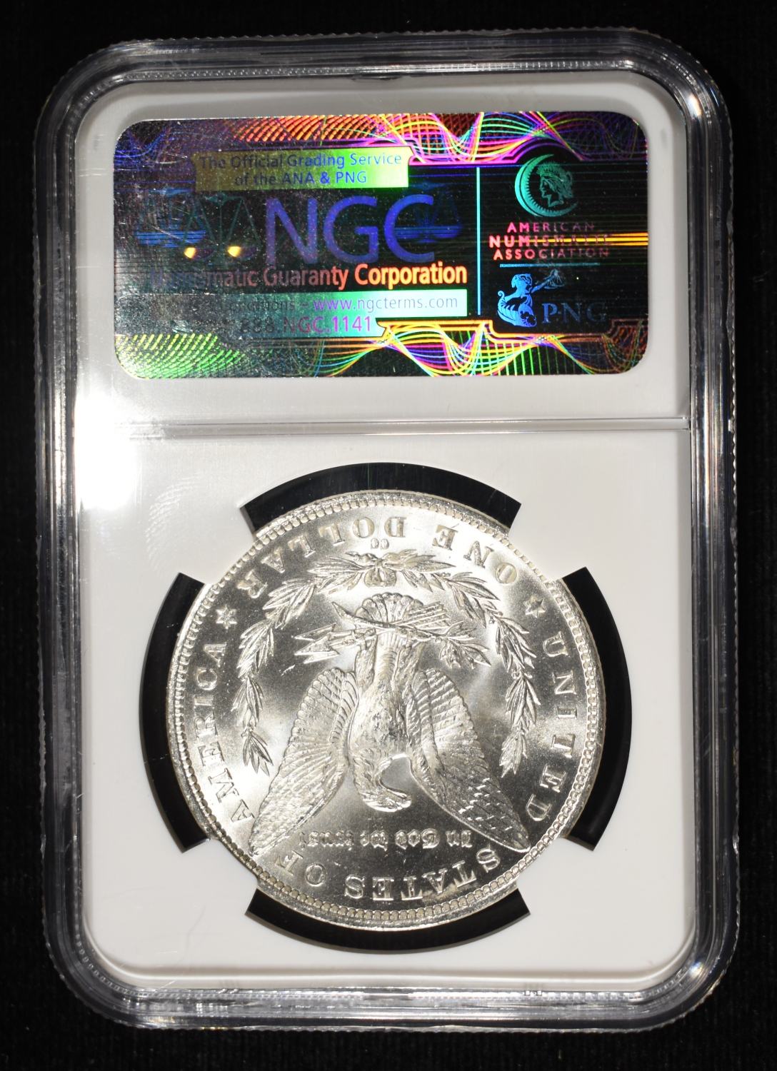 1882-CC MORGAN DOLLAR NGC MS-64