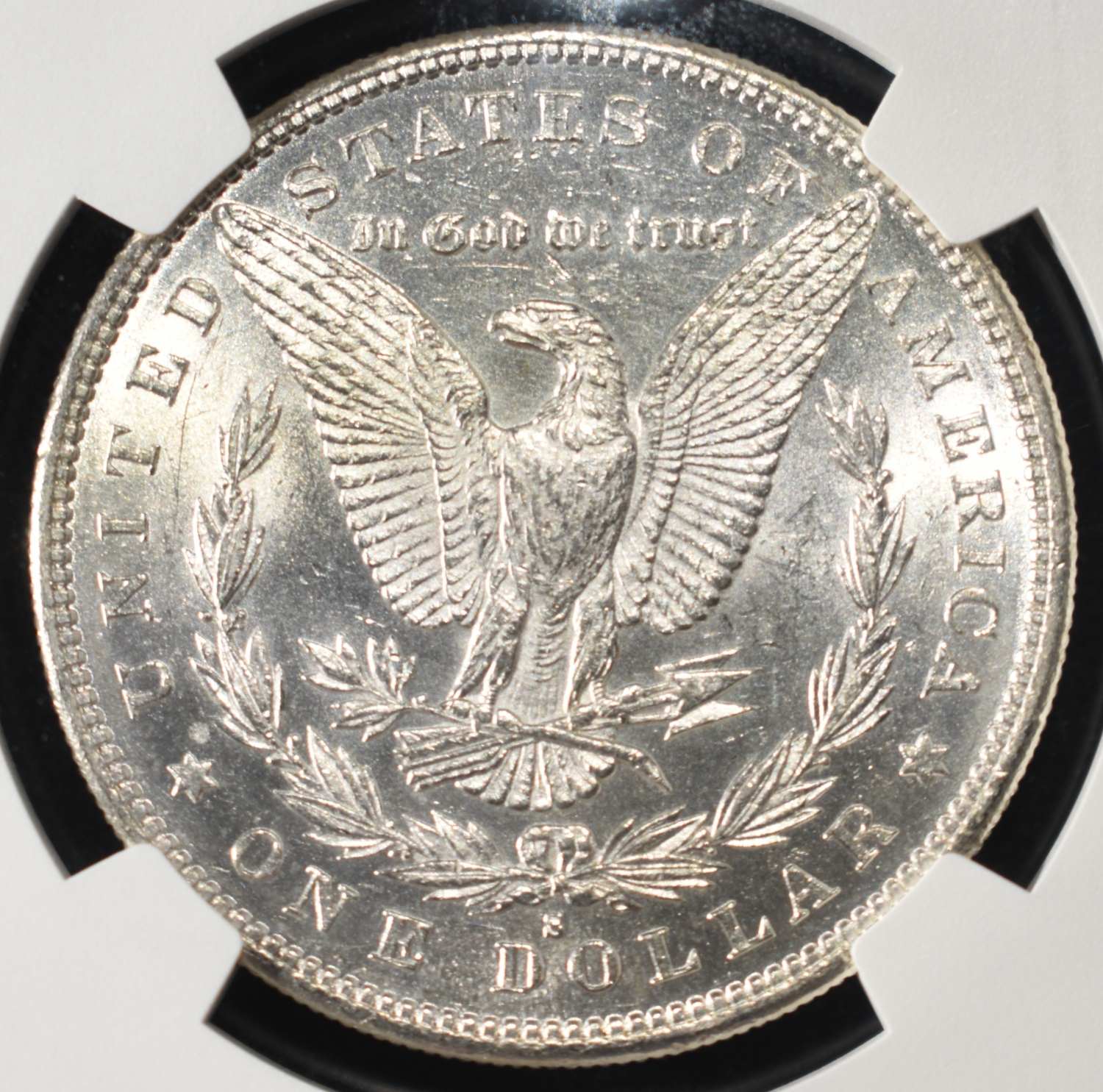 1883-S MORGAN DOLLAR NGC AU-58