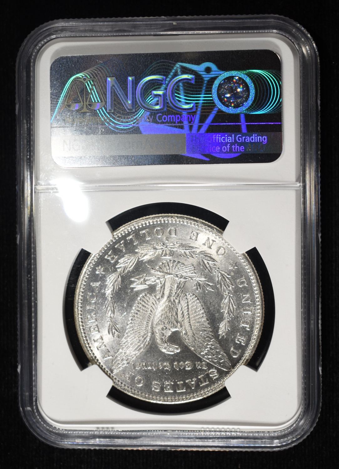 1883-S MORGAN DOLLAR NGC AU-58