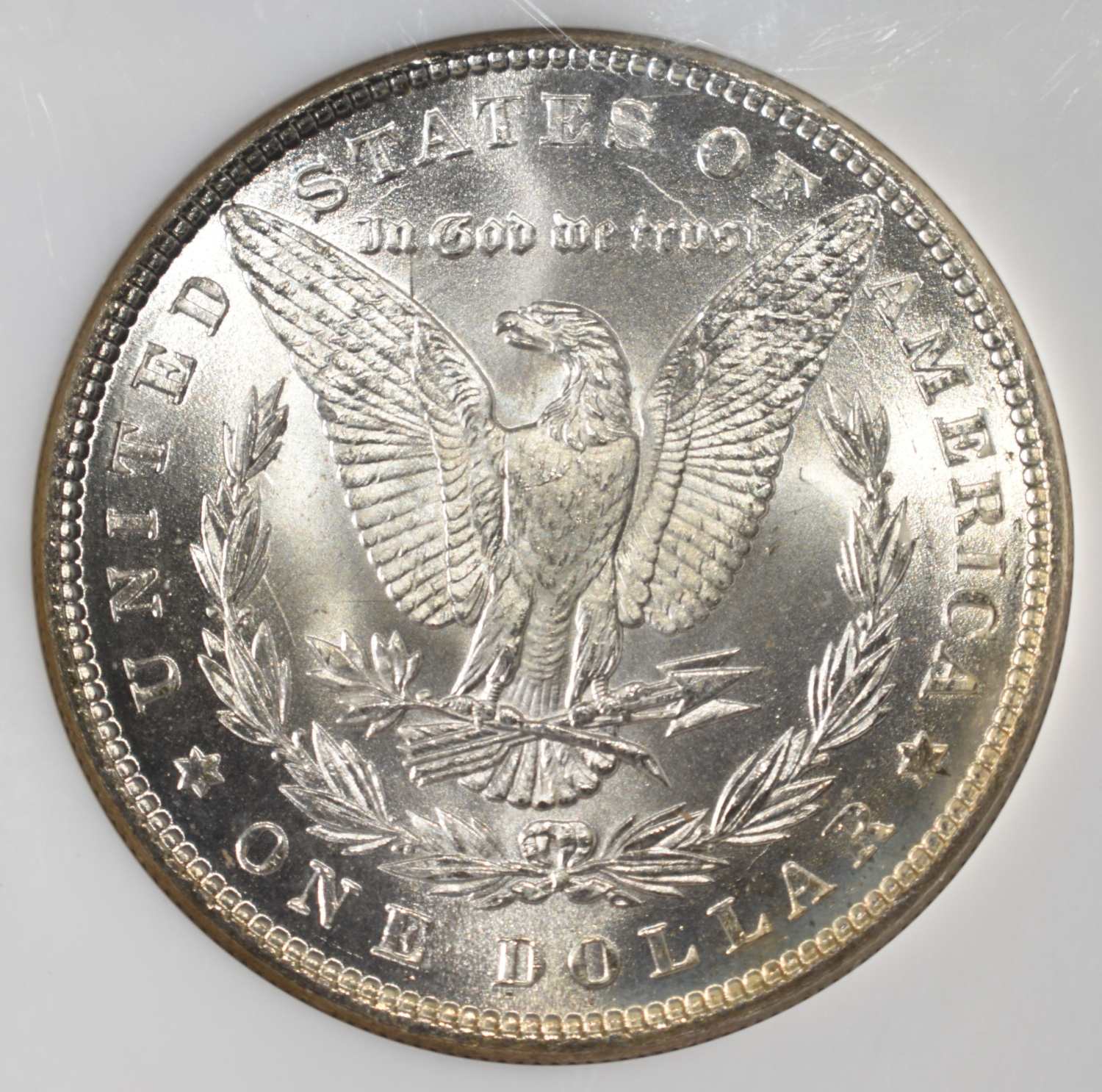 1885 MORGAN DOLLAR NGC MS-64 BINION COLLECTION