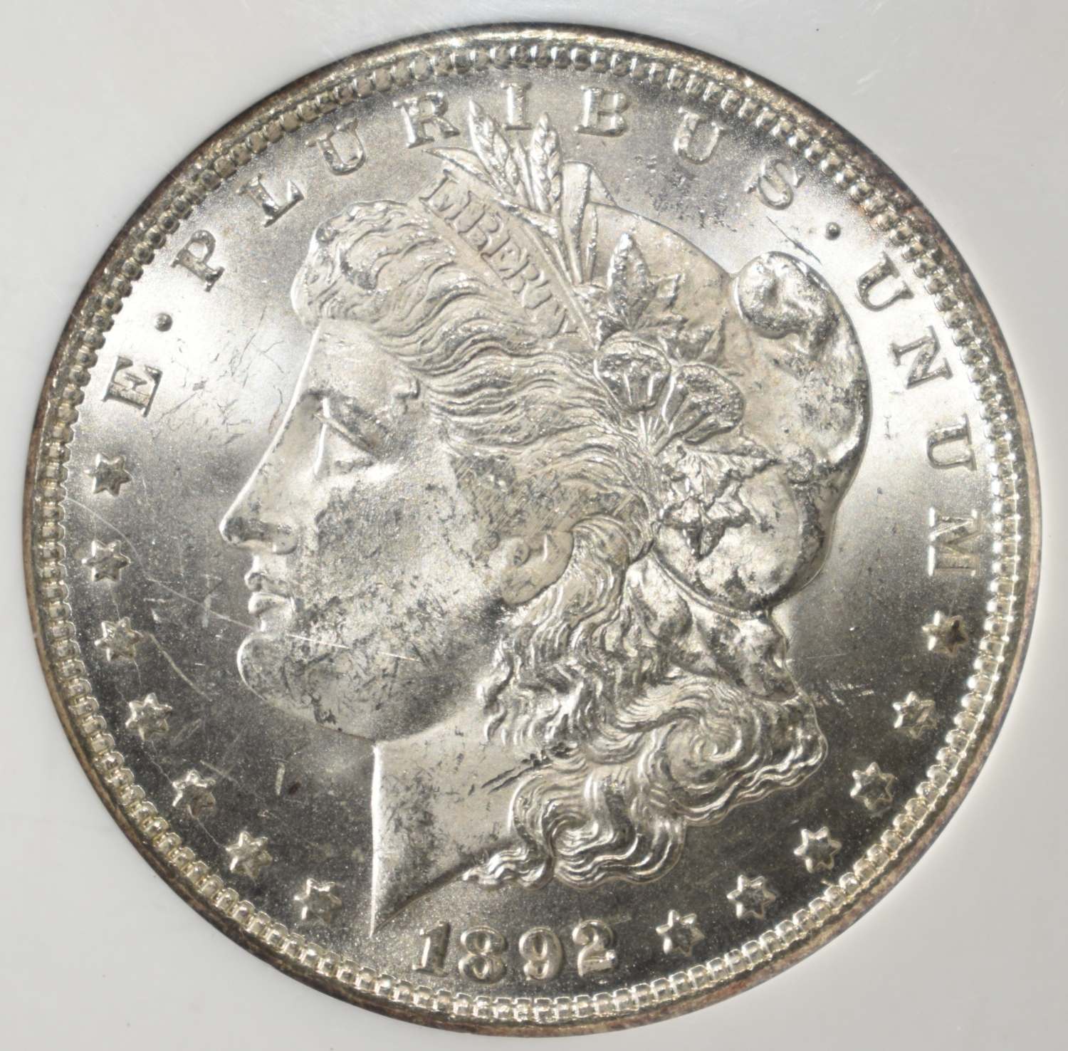 1892-CC MORGAN DOLLAR NGC MS-61