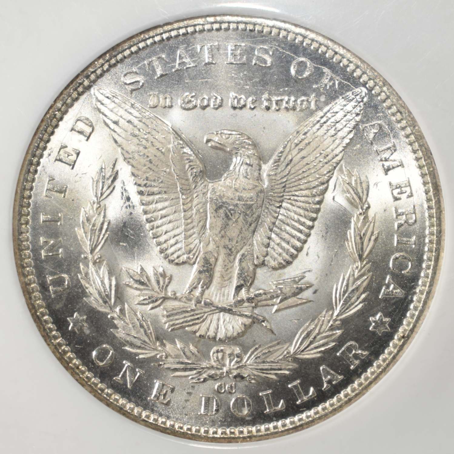 1892-CC MORGAN DOLLAR NGC MS-61