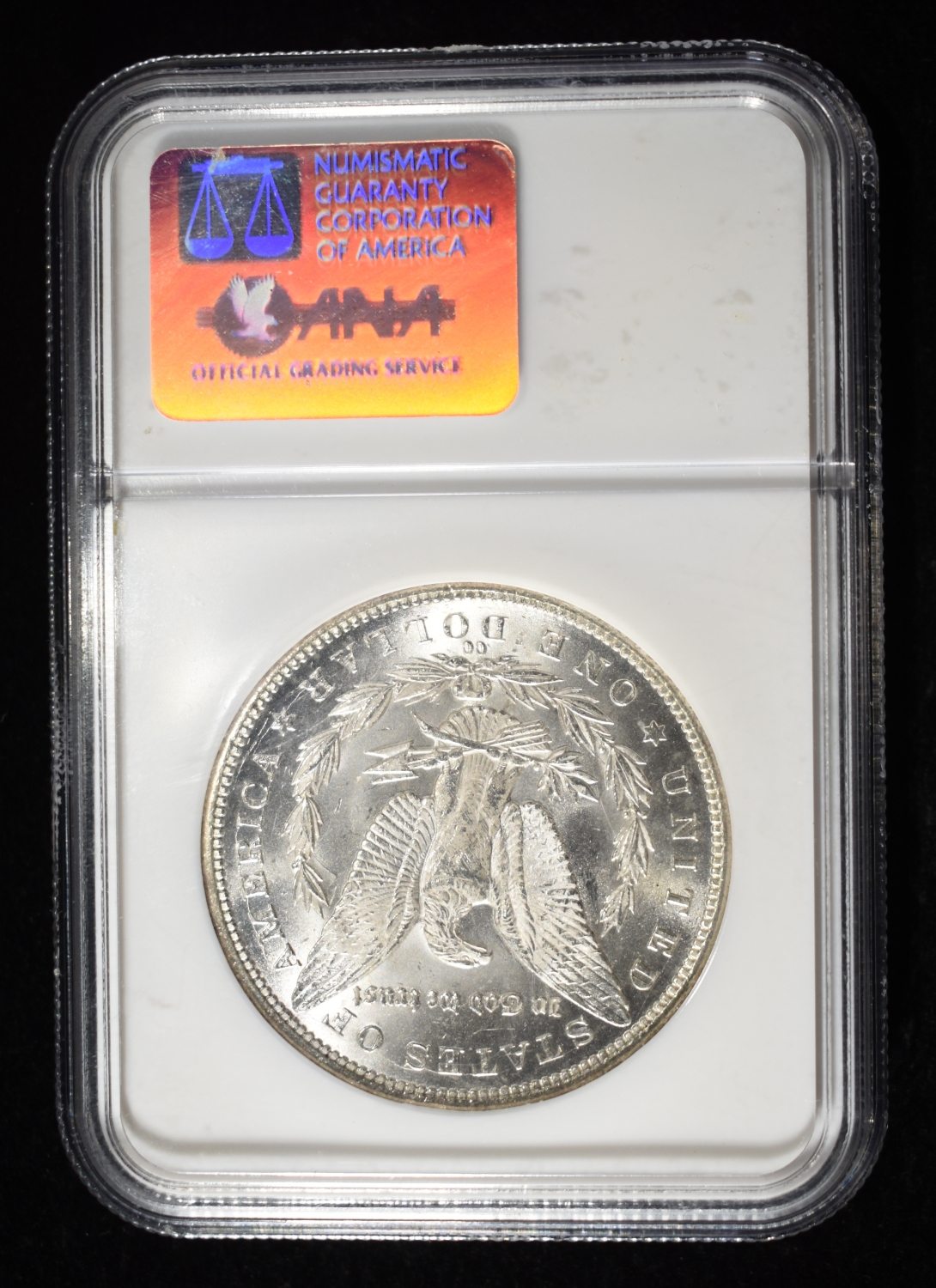 1892-CC MORGAN DOLLAR NGC MS-61
