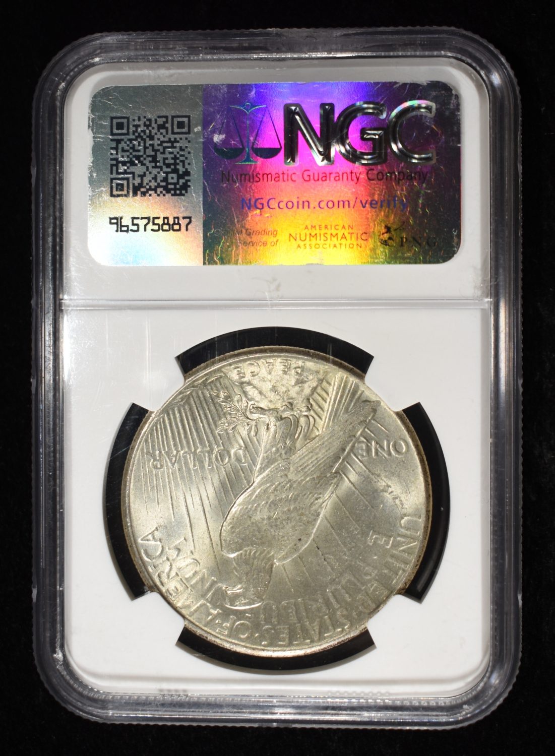 1925 PEACE DOLLAR NGC MS63