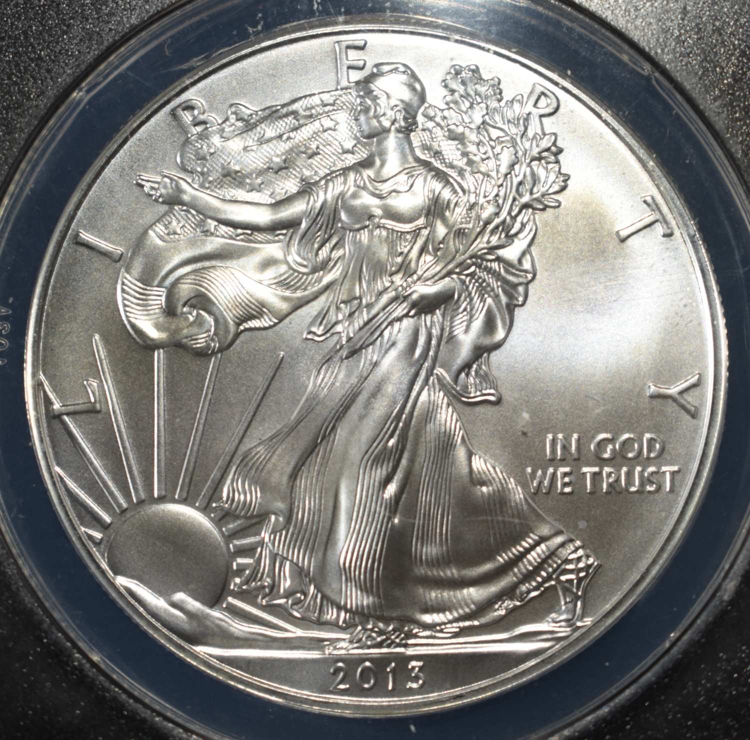 2013 (W) AMERICAN SILVER EAGLE ANACS MS70