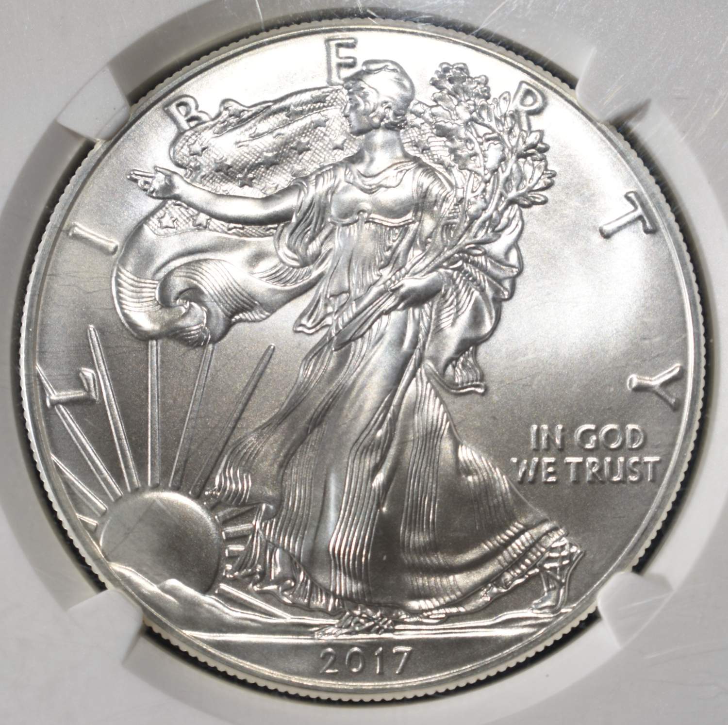 2017 AMERICAN SILVER EAGLE NGC MS69