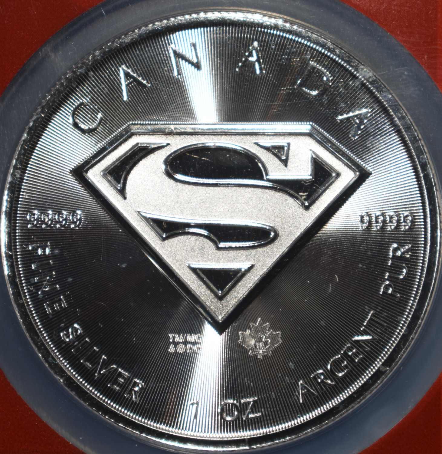 2016 1 OZ SILVER CANADA SUPERMAN NGC MS-69