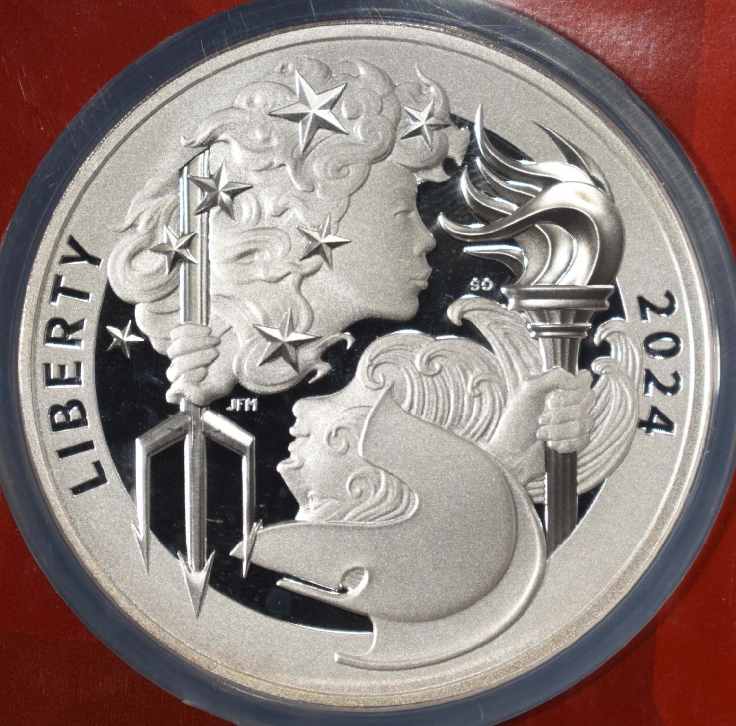 2024-P LIB & BRIT 1 OZ .999 SILVER NGC PF69 UCAM