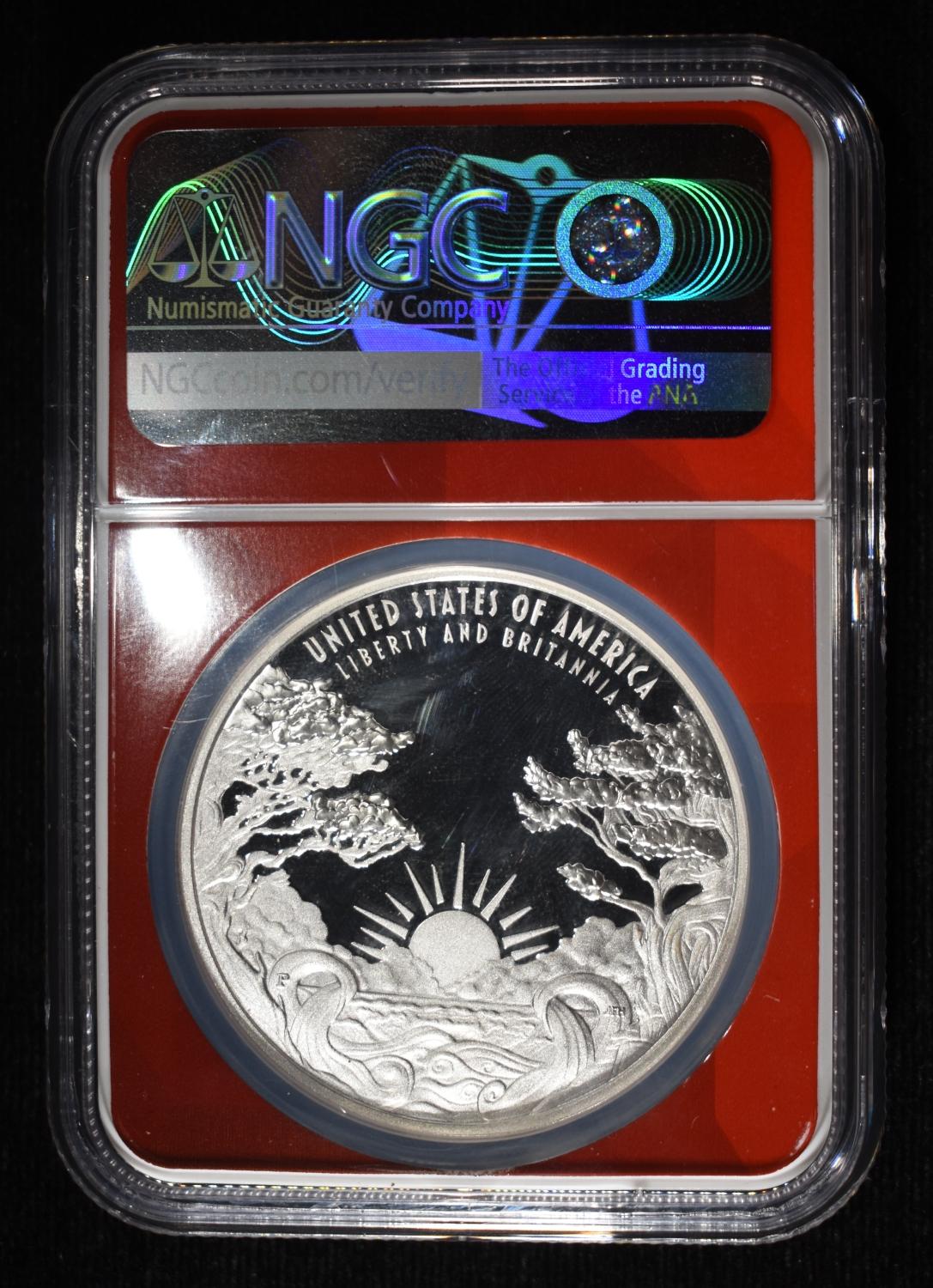 2024-P LIB & BRIT 1 OZ .999 SILVER NGC PF69 UCAM
