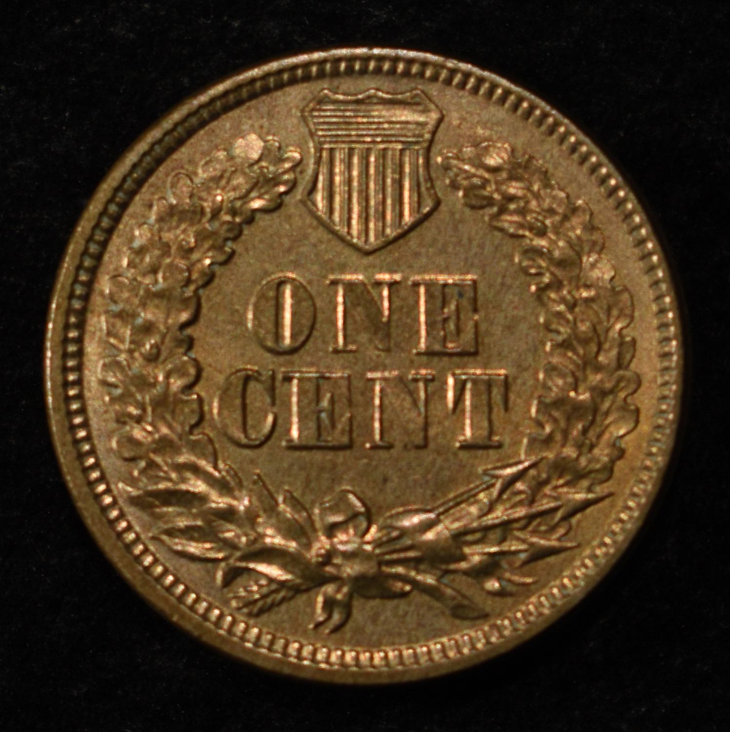 1864 CN INDIAN CENT CH/GEM BU