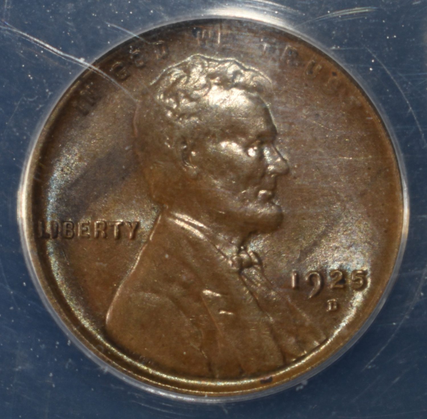 1925-D LINCOLN CENT ANACS MS-61 BN
