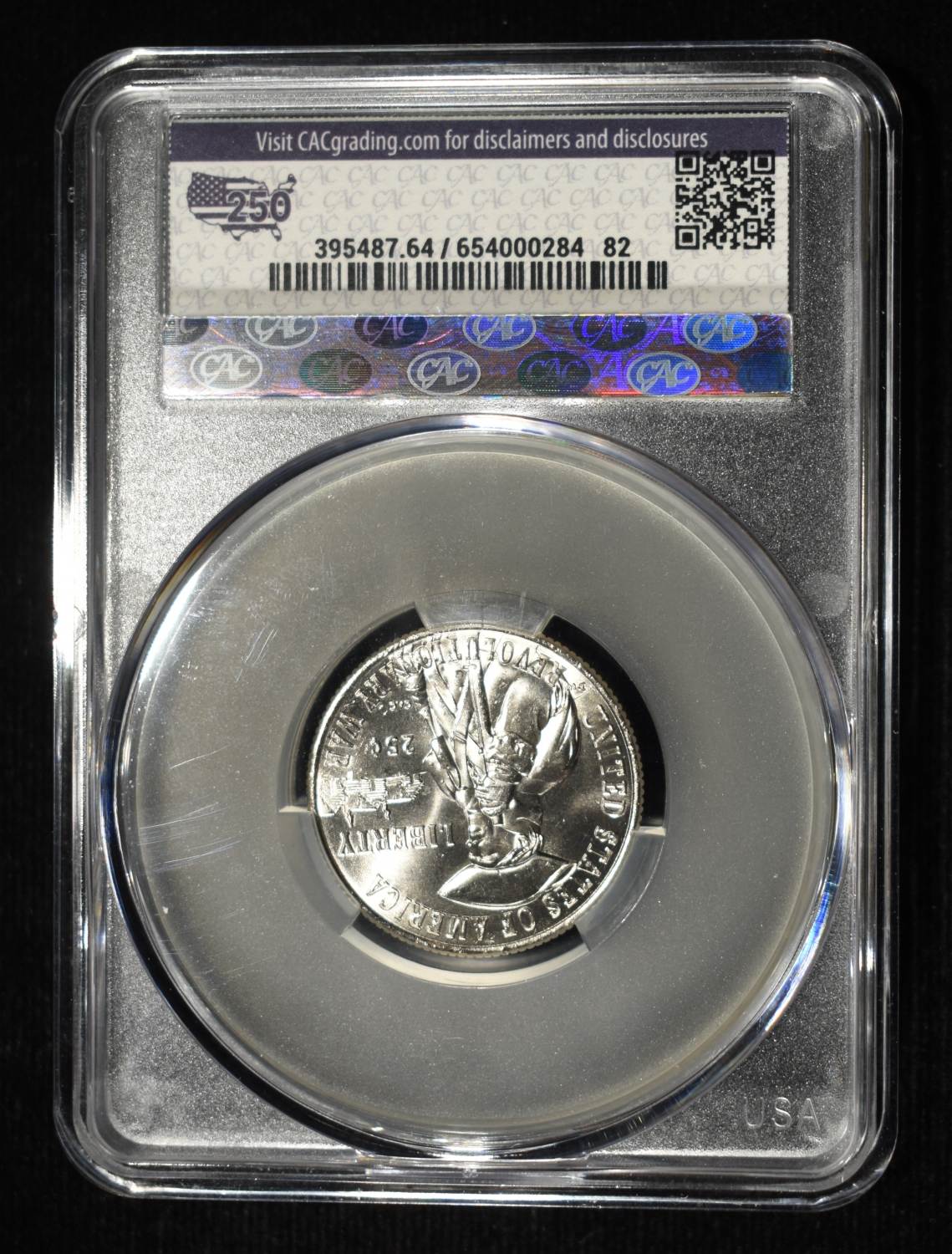 1776-2026-D REVOLUTIONARY WAR QUARTER CAC MS-64