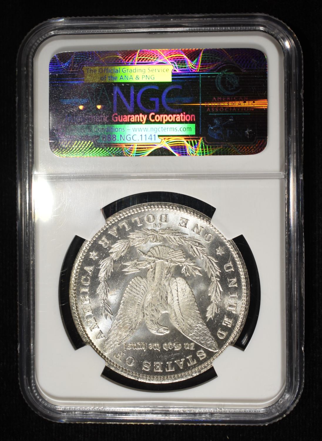 1881-CC MORGAN DOLLAR NGC MS-64+