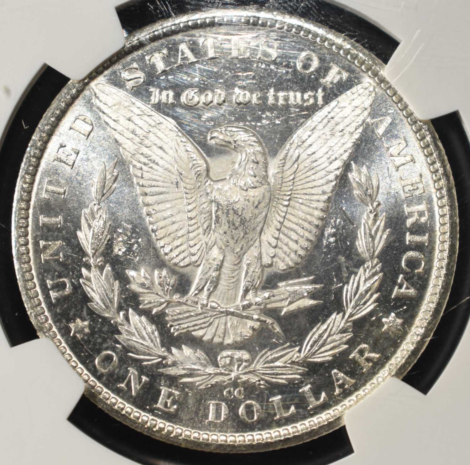 1884-CC MORGAN DOLLAR NGC MS-62 DPL