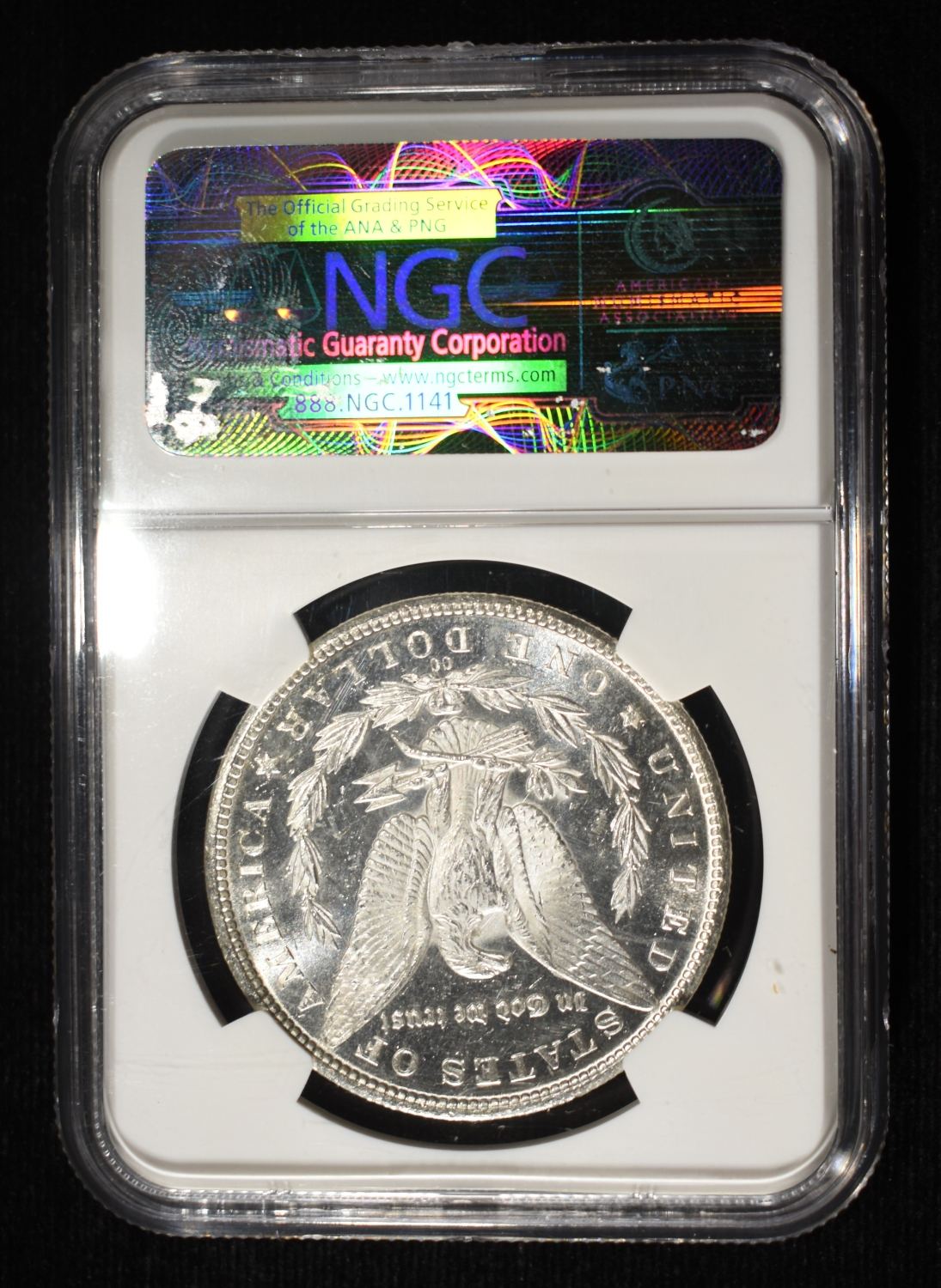 1884-CC MORGAN DOLLAR NGC MS-62 DPL