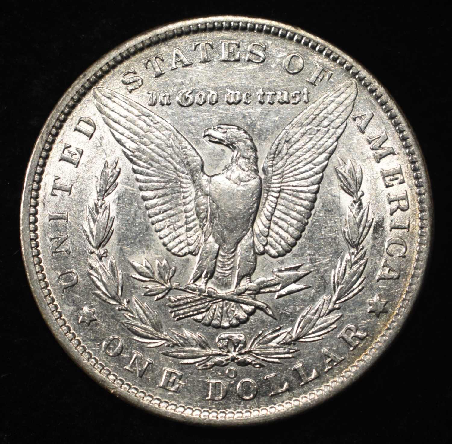 1886-O MORGAN DOLLAR AU