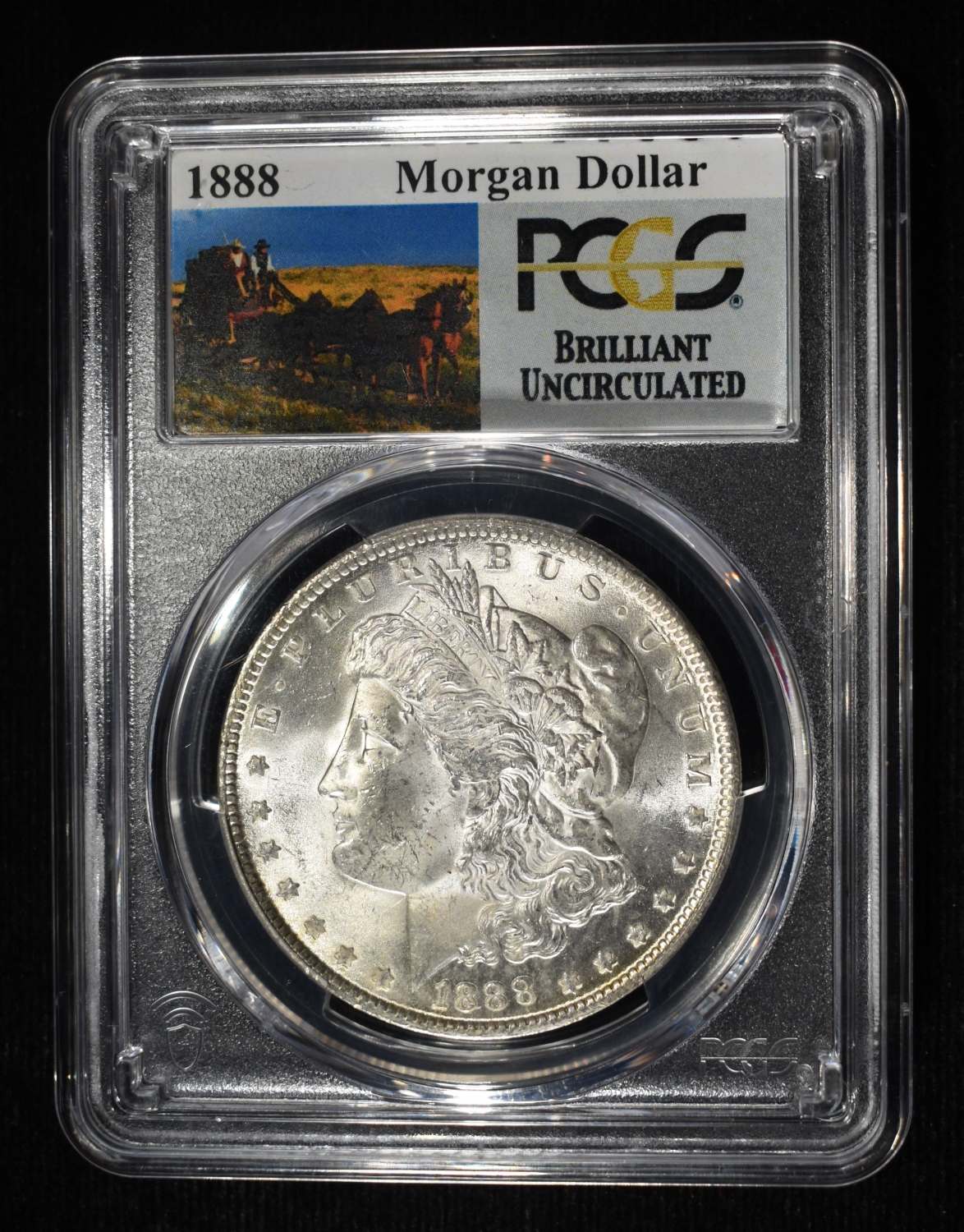 1888 MORGAN DOLLAR PCGS BU