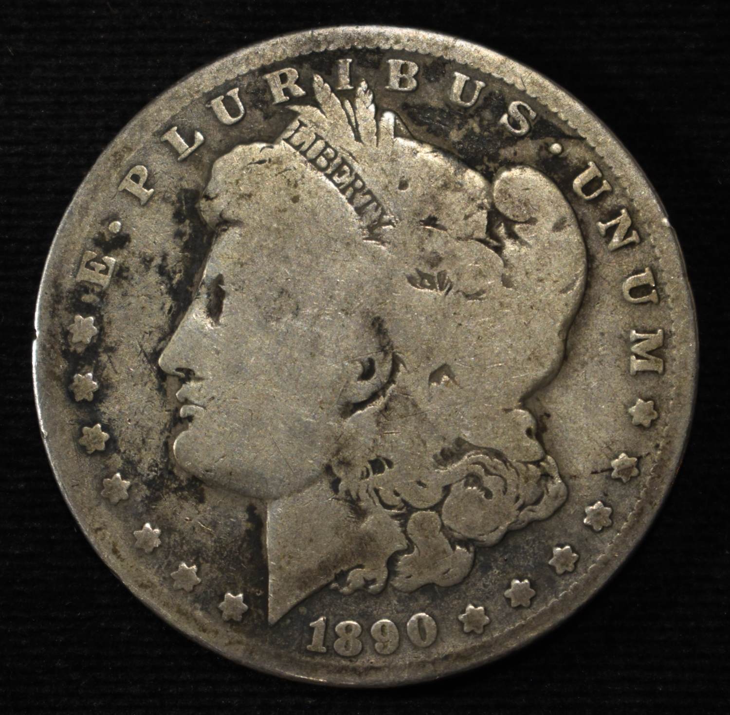 1890-O MORGAN DOLLAR
