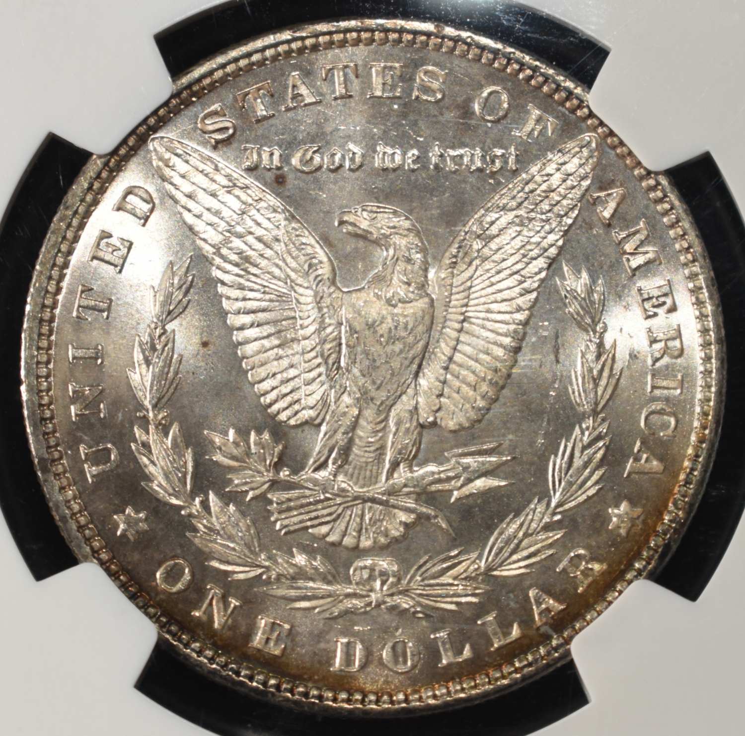 1896 MORGAN DOLLAR NGC MS-64+