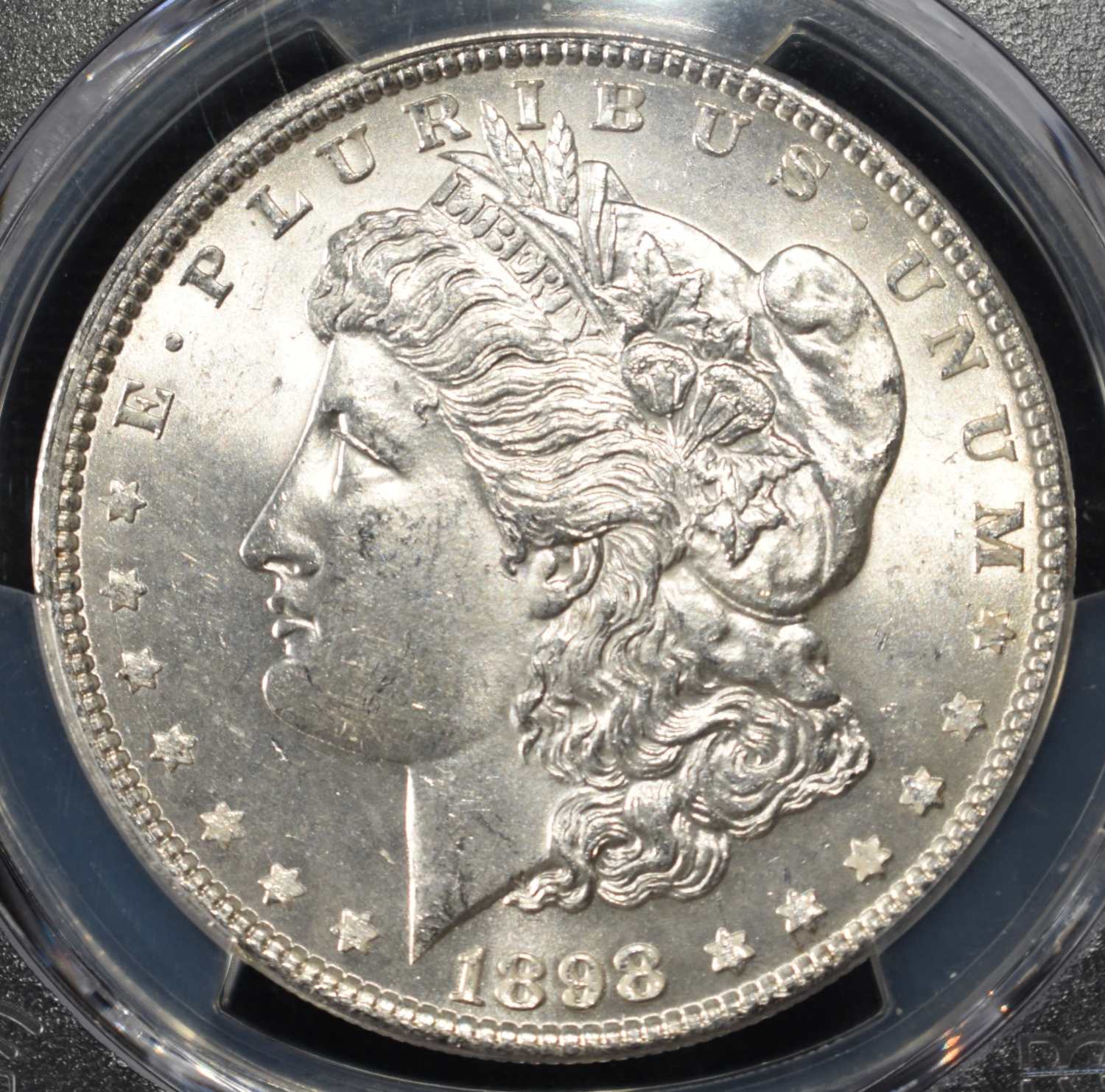 1898 MORGAN DOLLAR PCGS BU
