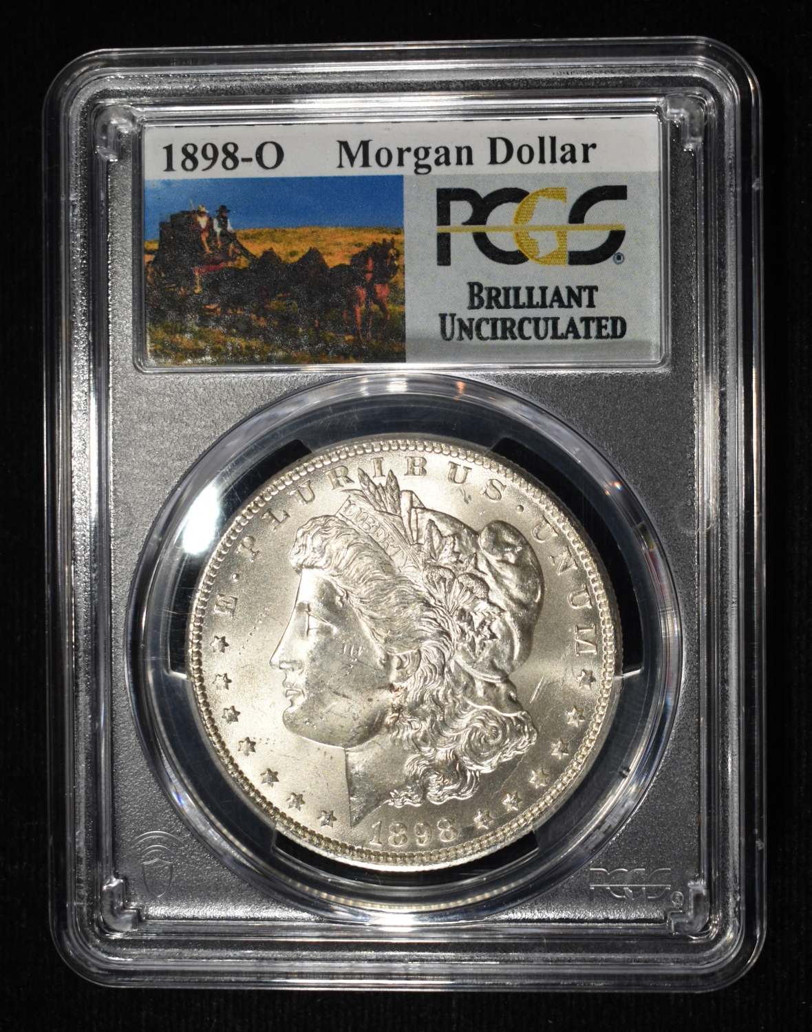 1898-O MORGAN DOLLAR PCGS BU