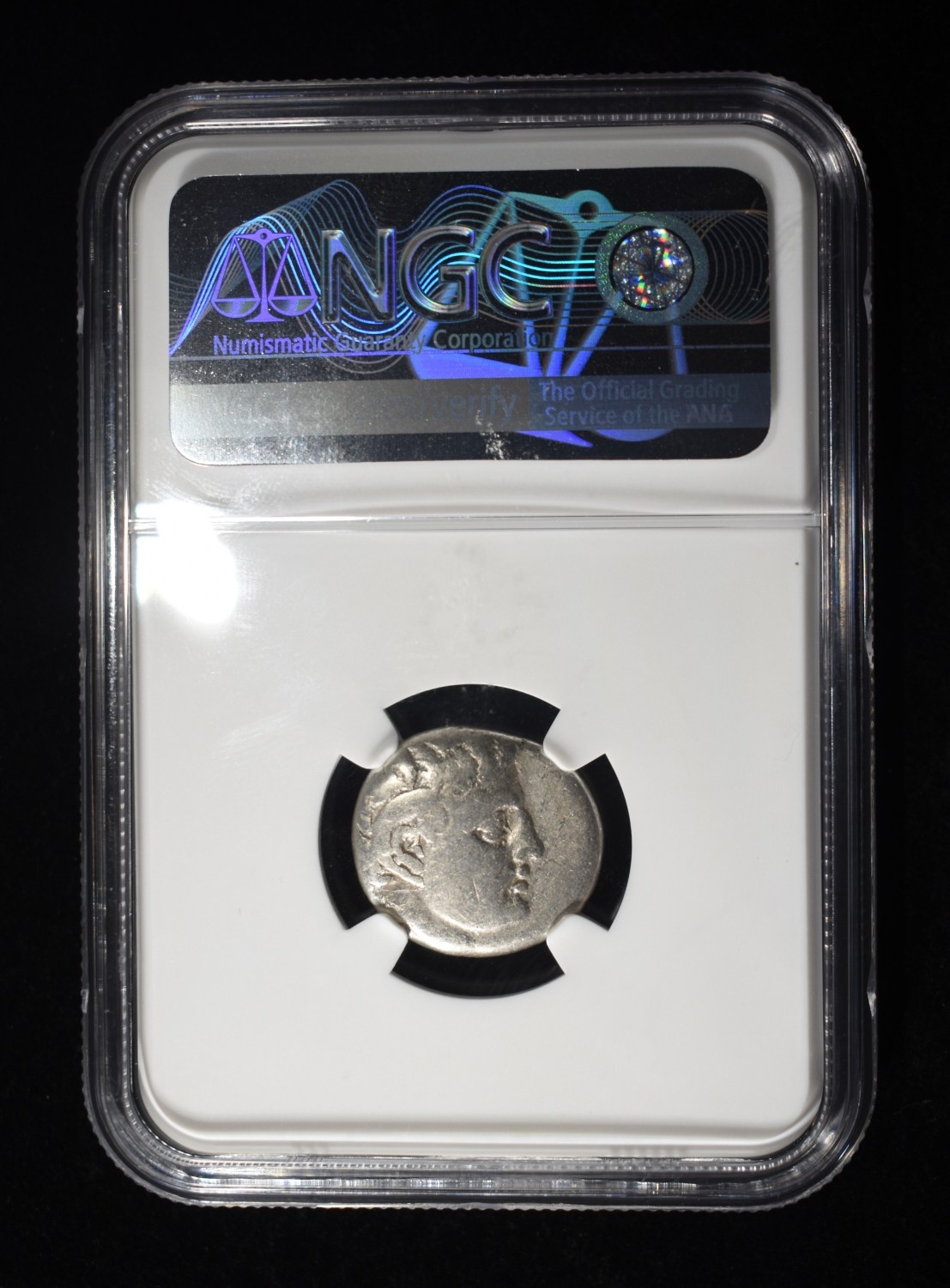 c.308-277 BC AR DIDRACHM NGC F