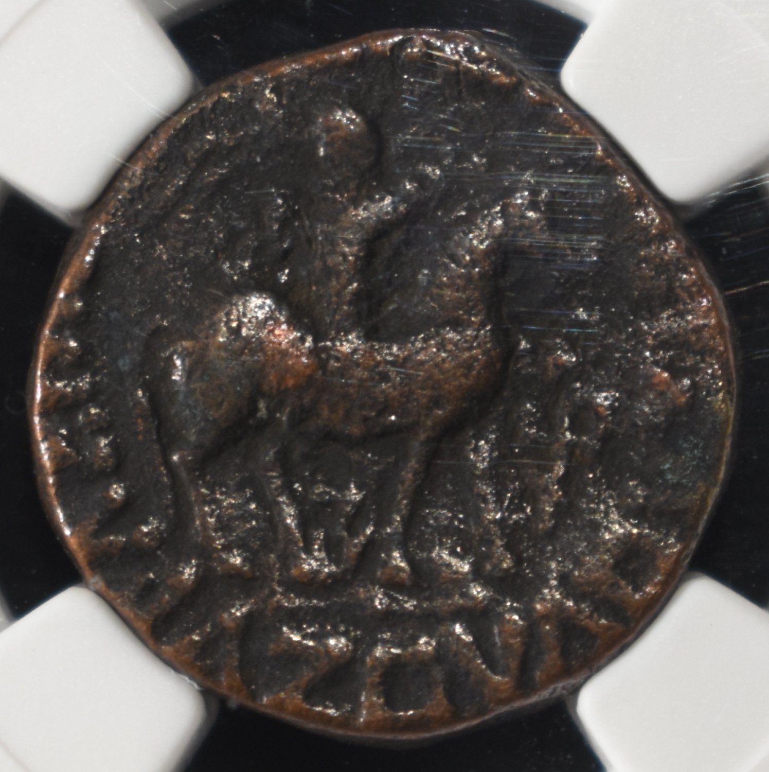 c.20-46 AD GREEK INDO-SCYTHIANS TETRADRACHM NGC F